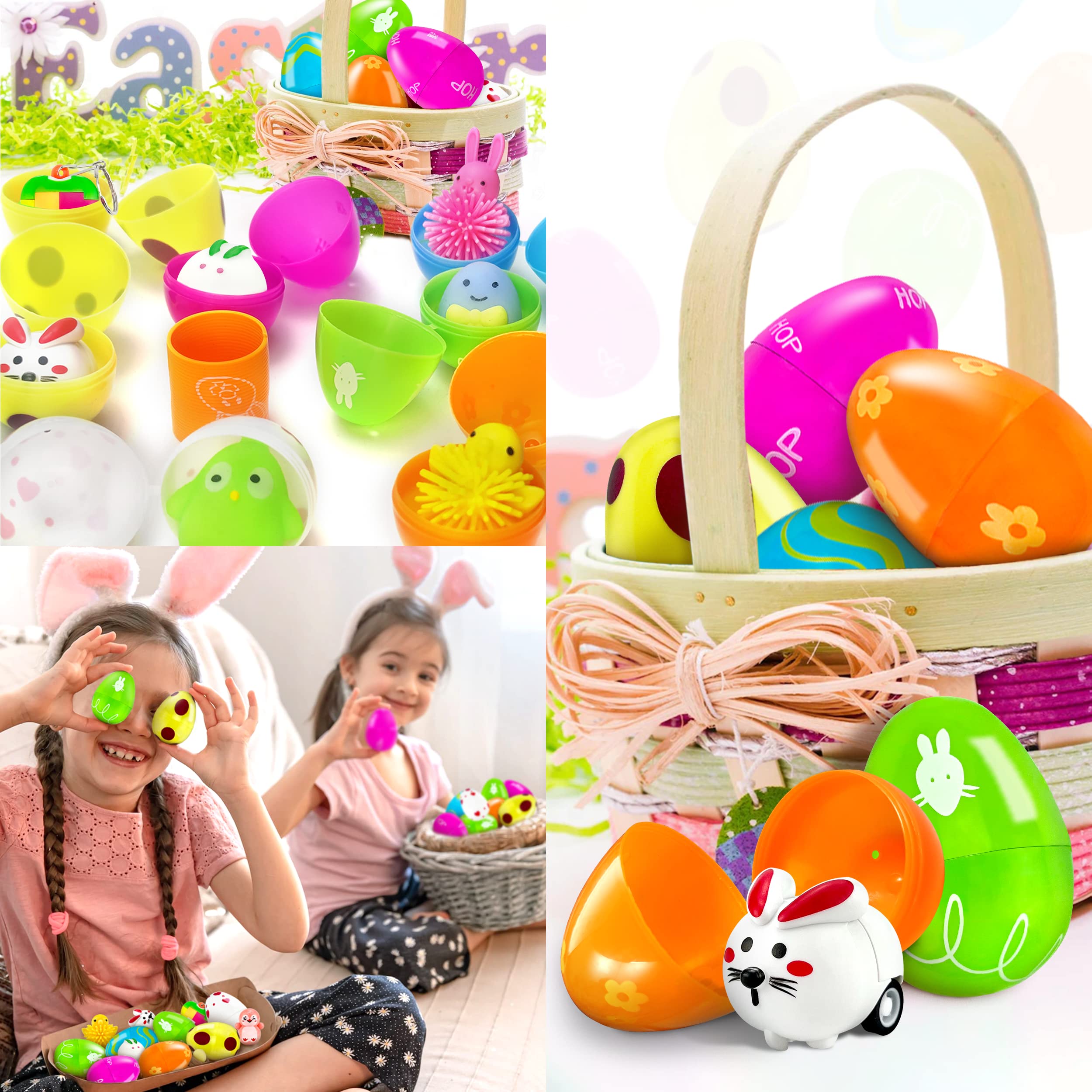 LINAYE prefilled Easter egg with wobbly toy for playful surprises.