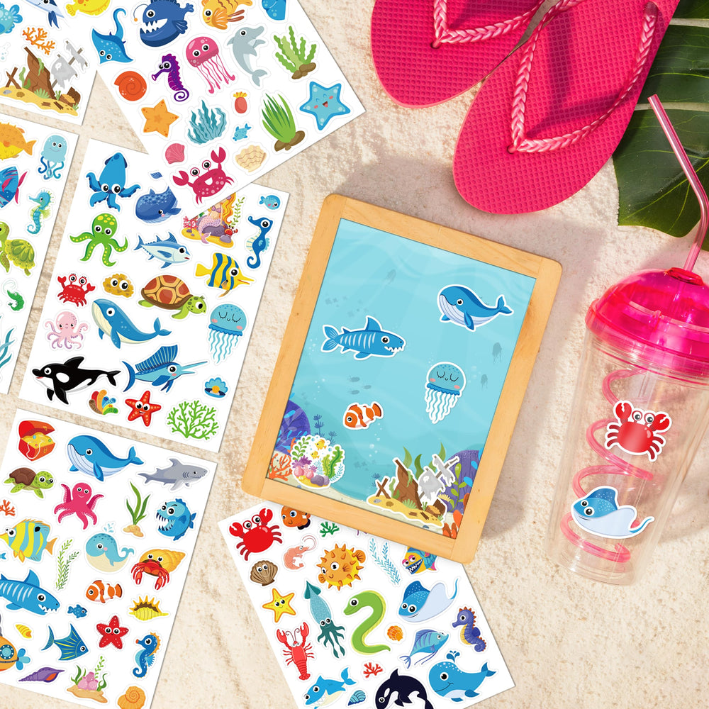 LINAYE scrapbooking sea animals sticker set enhances crafts and journals