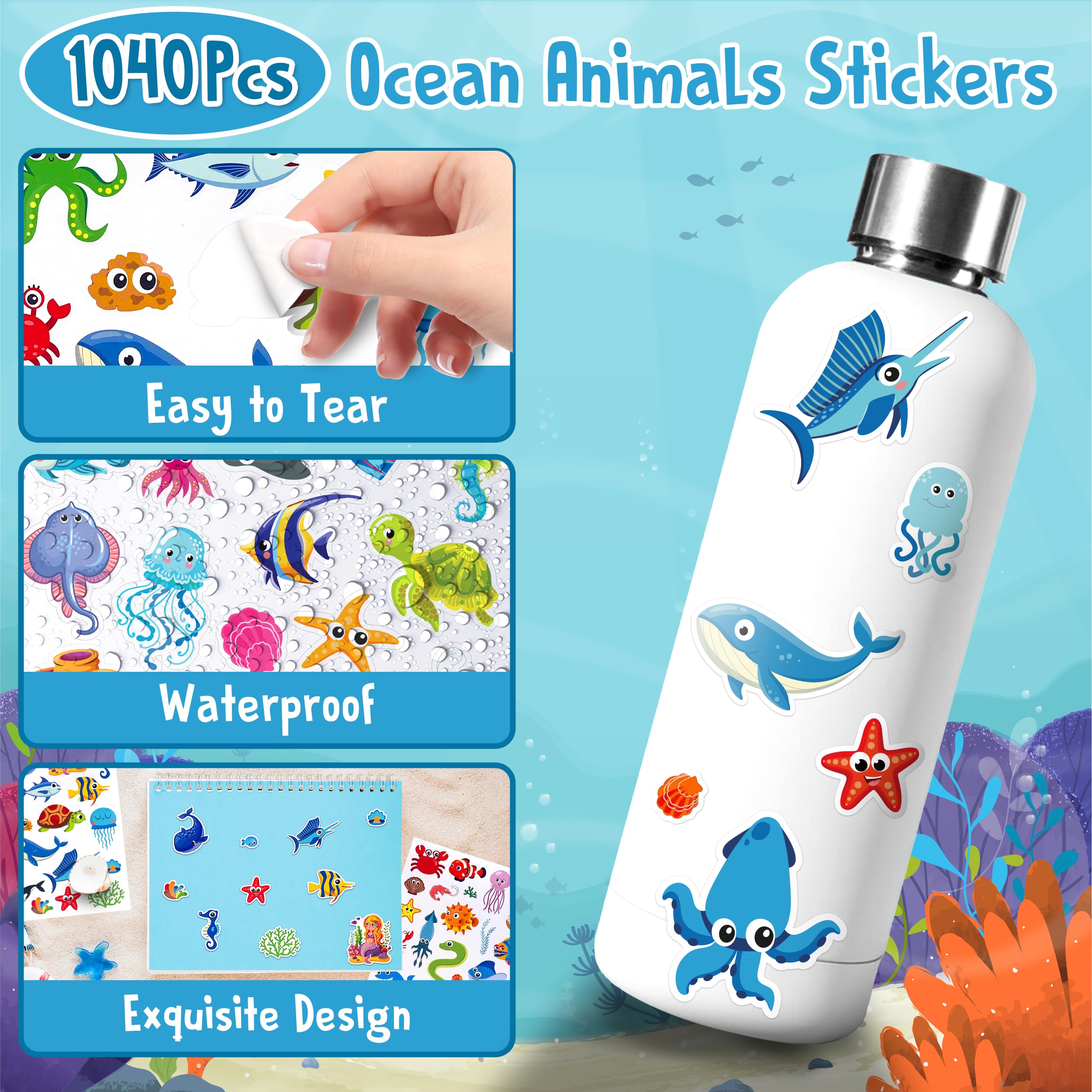 LINAYE dolphin and whale designs offer bright ocean life decorations