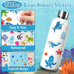 LINAYE dolphin and whale designs offer bright ocean life decorations