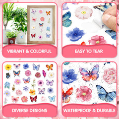 LINAYE waterproof stickers endure on bottles and glass surfaces.