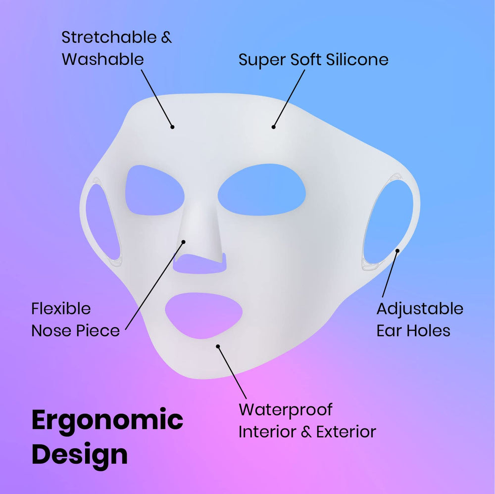 Lindo Silimask travel pouch included for on-the-go skincare routines.