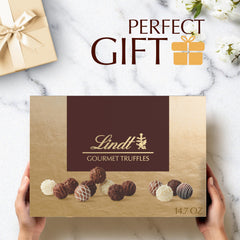 Lindt Gourmet Truffles caramel and dulce de leche flavors for rich tasting