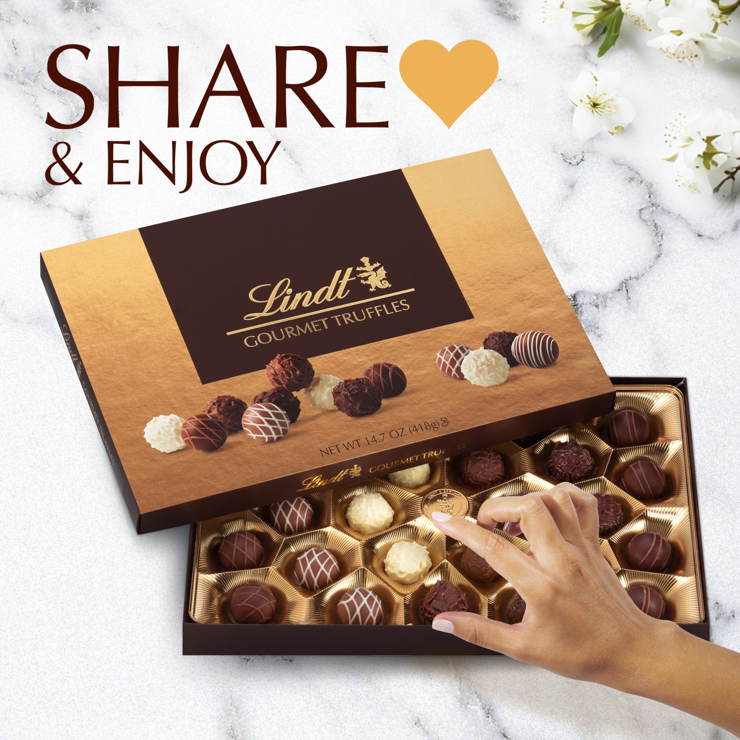 Lindt Gourmet Truffles dulce de leche dark chocolate pairing with coffee