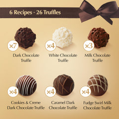 Lindt Gourmet Truffles fudge swirl milk chocolate texture close-up