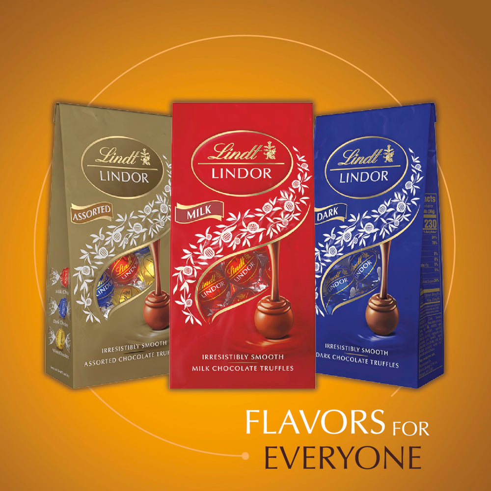 Lindt Lindor Caramel Milk Chocolate Truffles premium ingredients, master chocolatiers craftsmanship