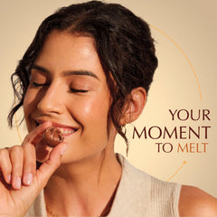 Lindt Lindor melt-in-mouth truffle concept, inviting texture and premium quality.