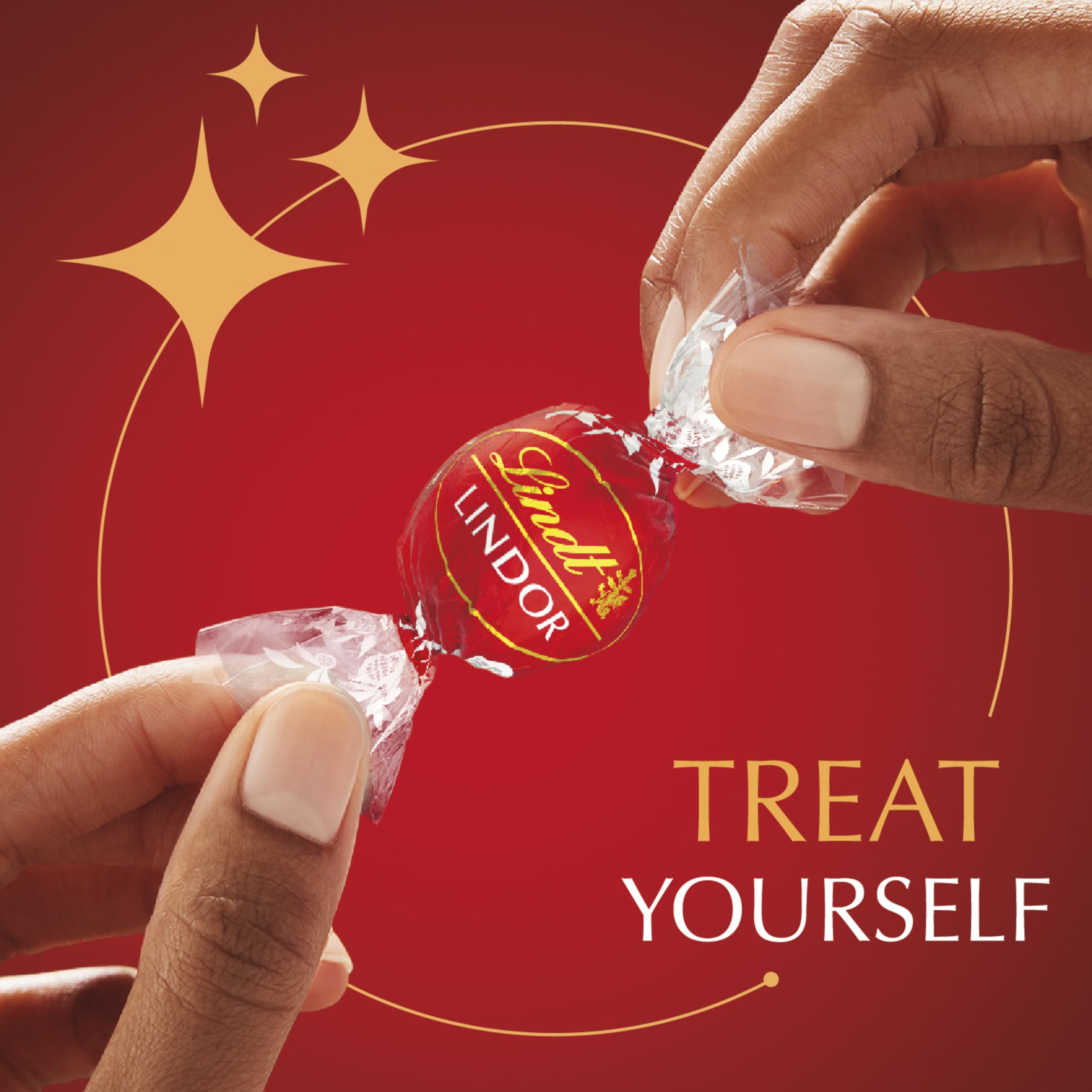 Lindt LINDOR individually wrapped truffles ready to share