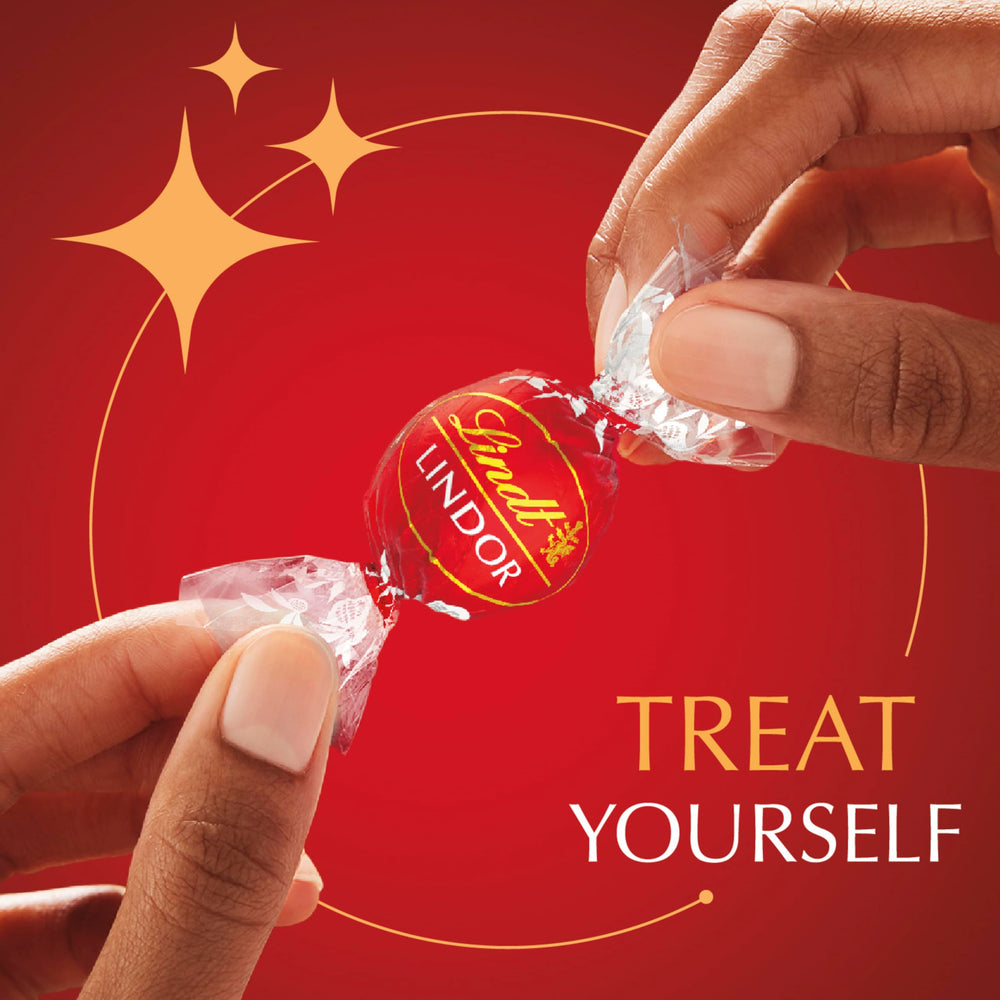 Lindt LINDOR individually wrapped truffles ready to share