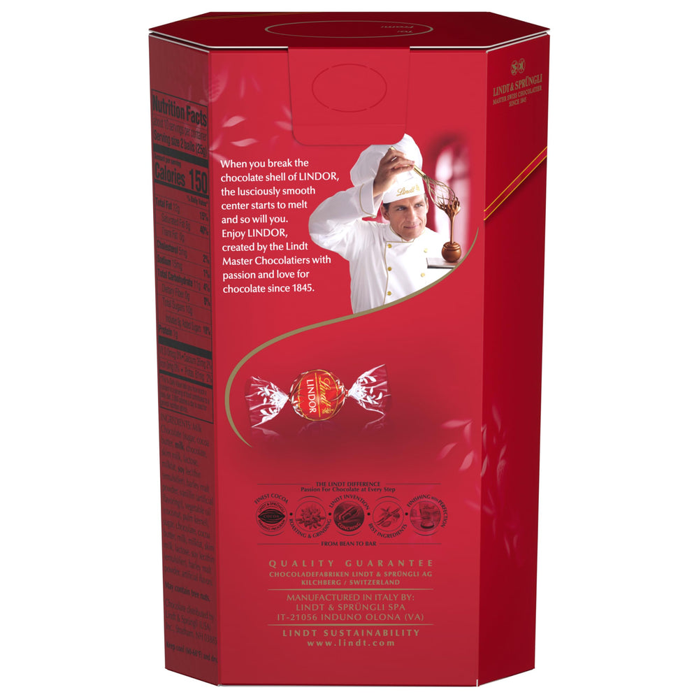 Kosher-certified Lindt chocolate suitable for gatherings and gifts.