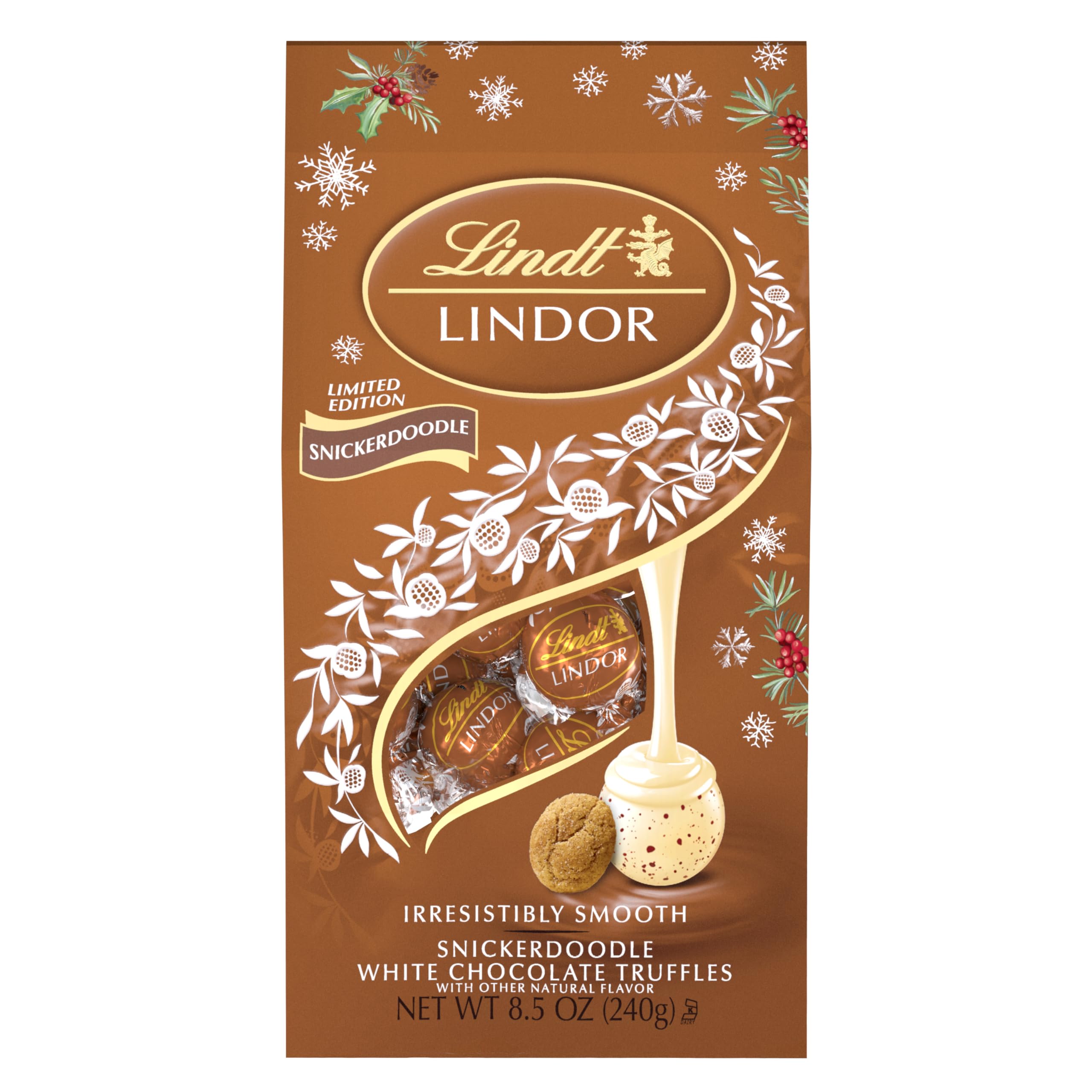 Lindt Lindor Snickerdoodle melts moment for a tasty treat.