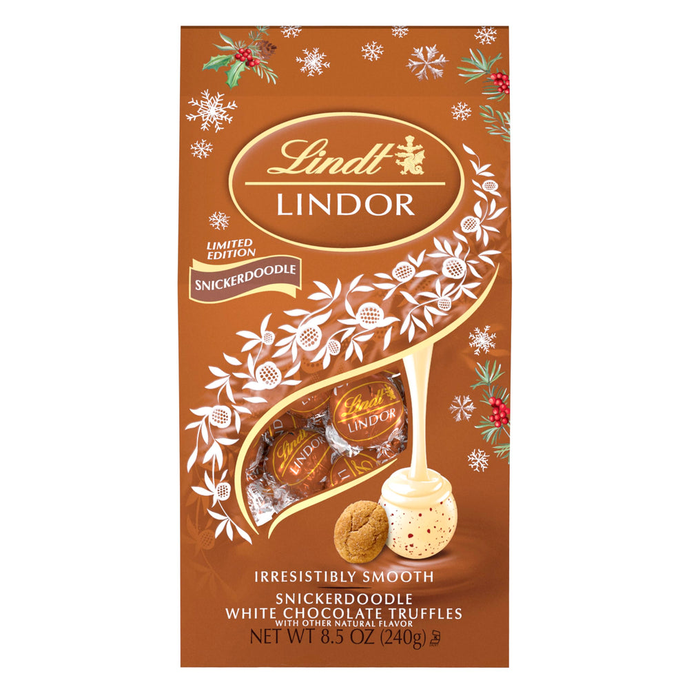 Lindt Lindor Snickerdoodle melts moment for a tasty treat.