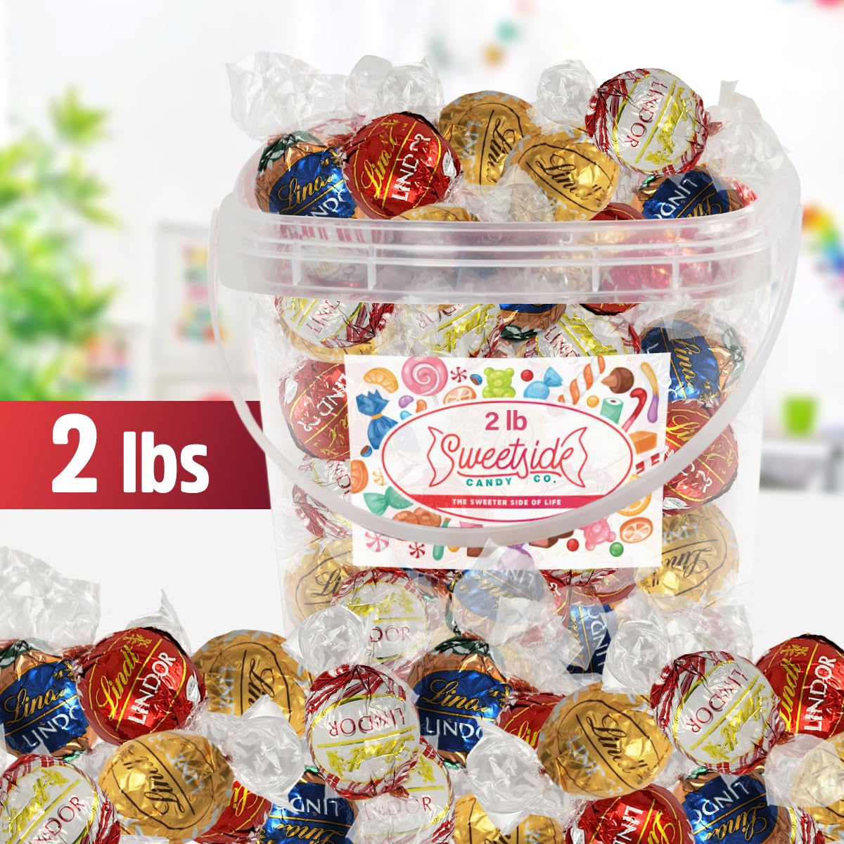 Lindt milk chocolate truffles with smooth centers for luxury snacking