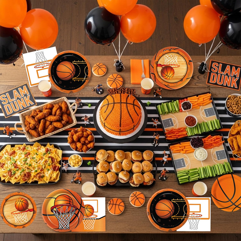Linhaxm basketball tablecloths, 54x108 inches, two designs protect surfaces