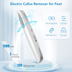LINKEVAP Pedicure kit handheld design enables comfortable use on heels and toes