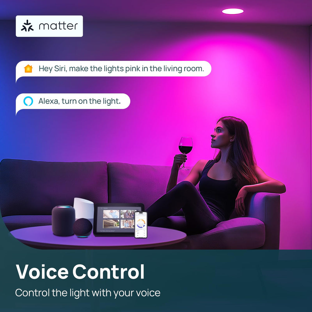 Linkind Matter works with voice assistants for hands-free control