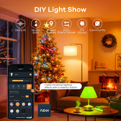 Linkind smart bulb voice control with Alexa and Google Assistant.