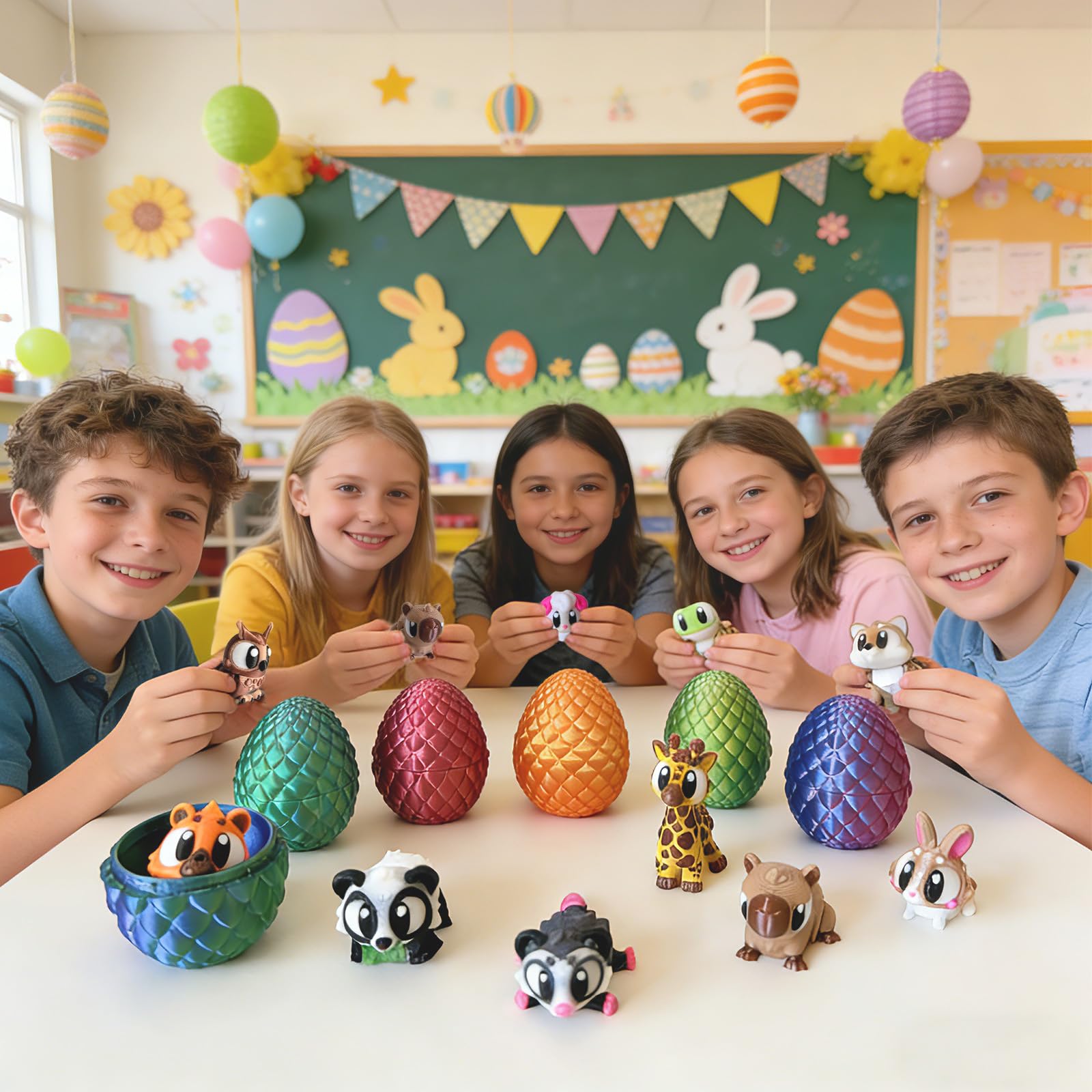 LINLINGTOYS Owl mini figure: durable resin for classroom prizes and play.