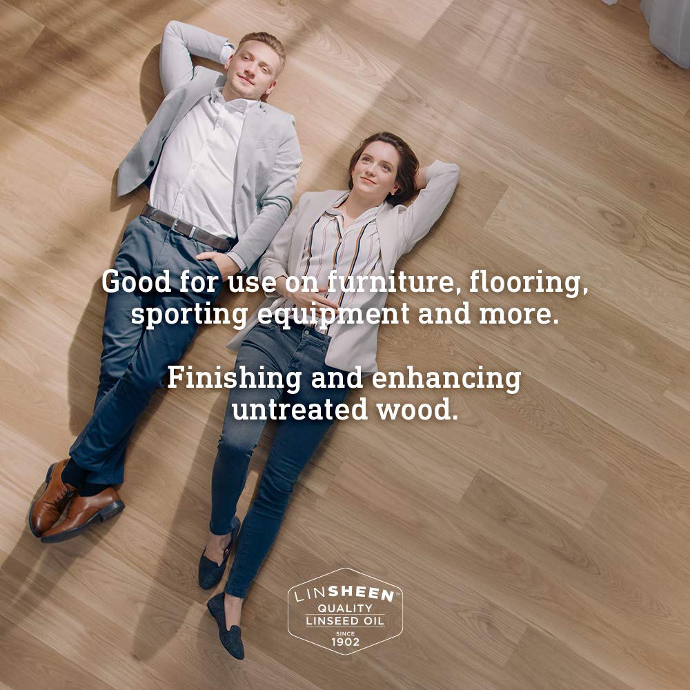 LinSheen boiled linseed oil on indoor furniture giving a satin finish