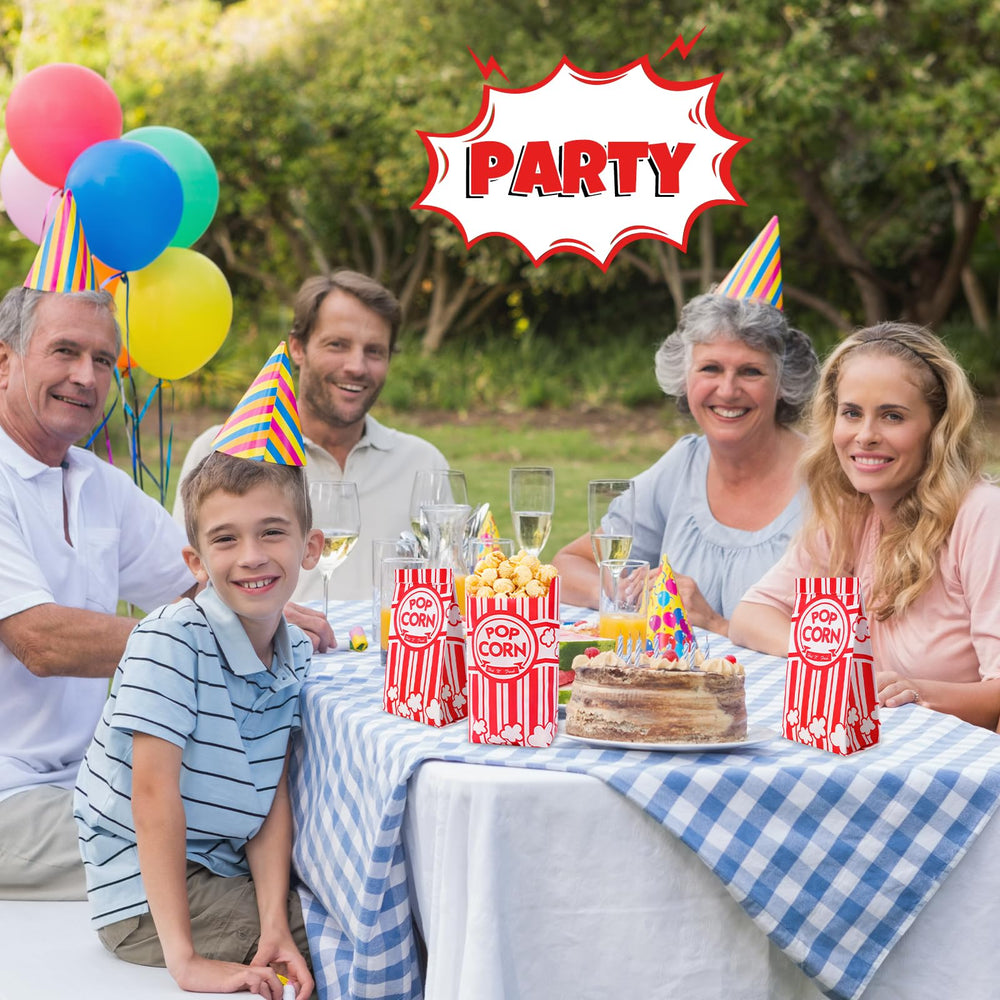 LINSIRON durable, mess-free popcorn bags for quick, tidy snack service.
