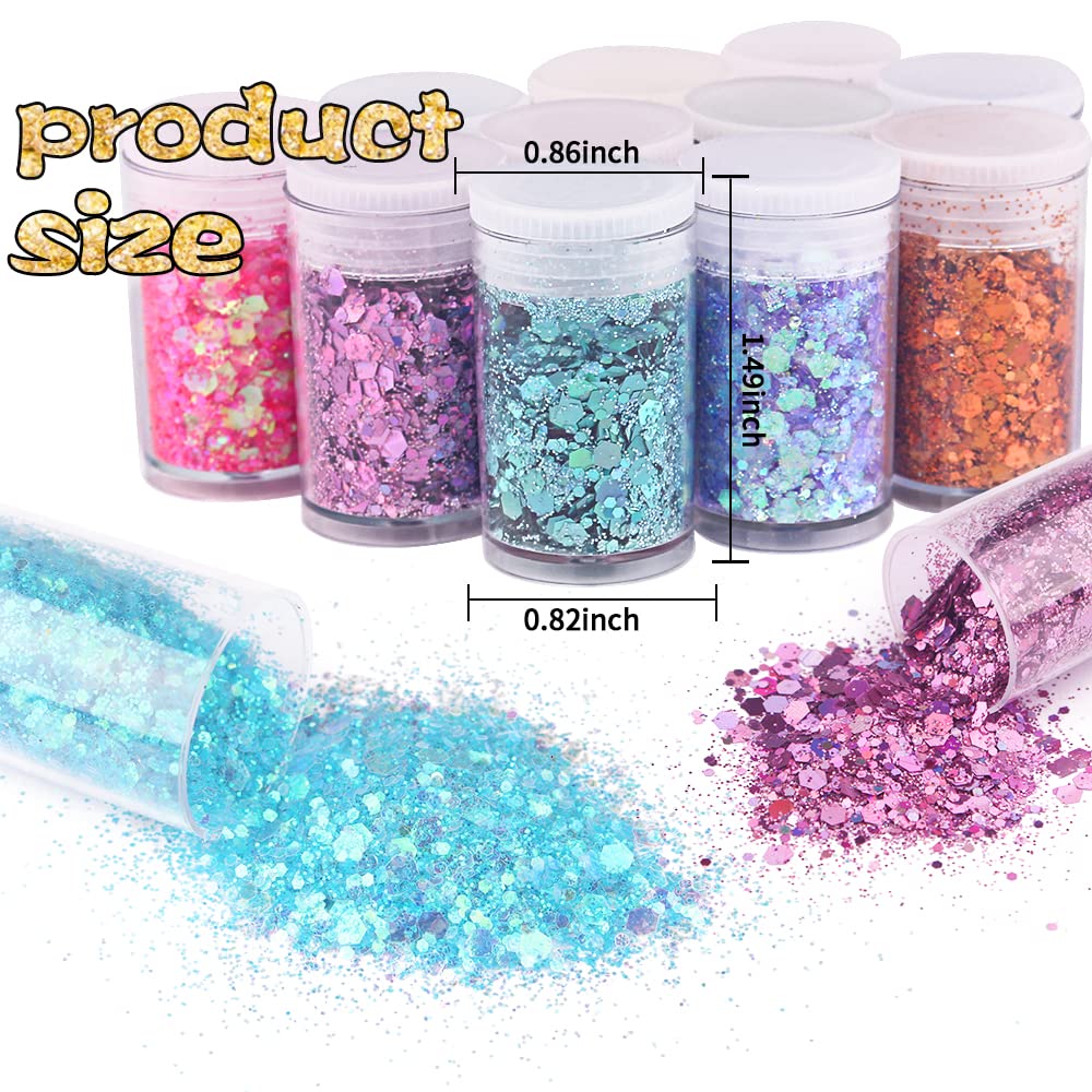 Linwulte glitter for resin crafting and decorative art