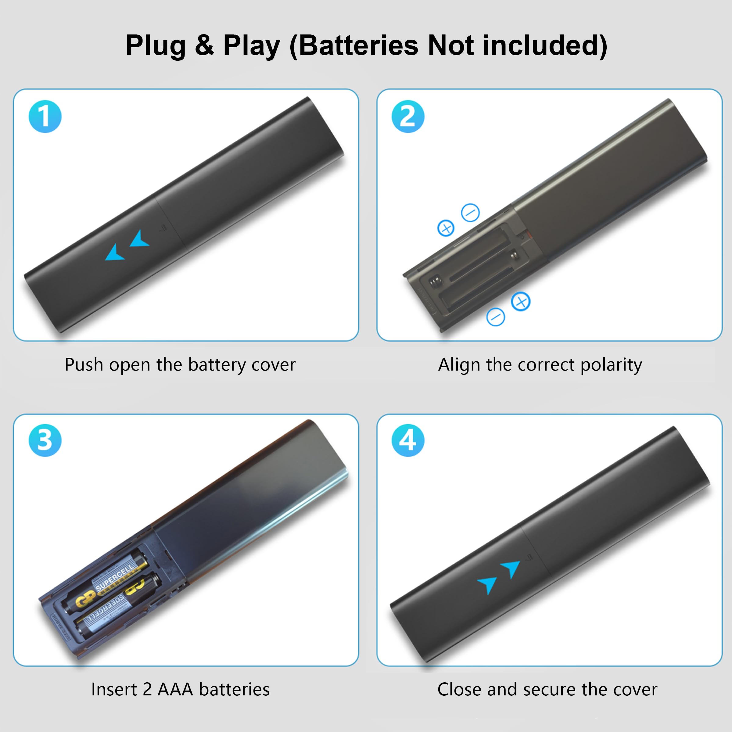 Liokoc remote durable ABS body tested for longevity
