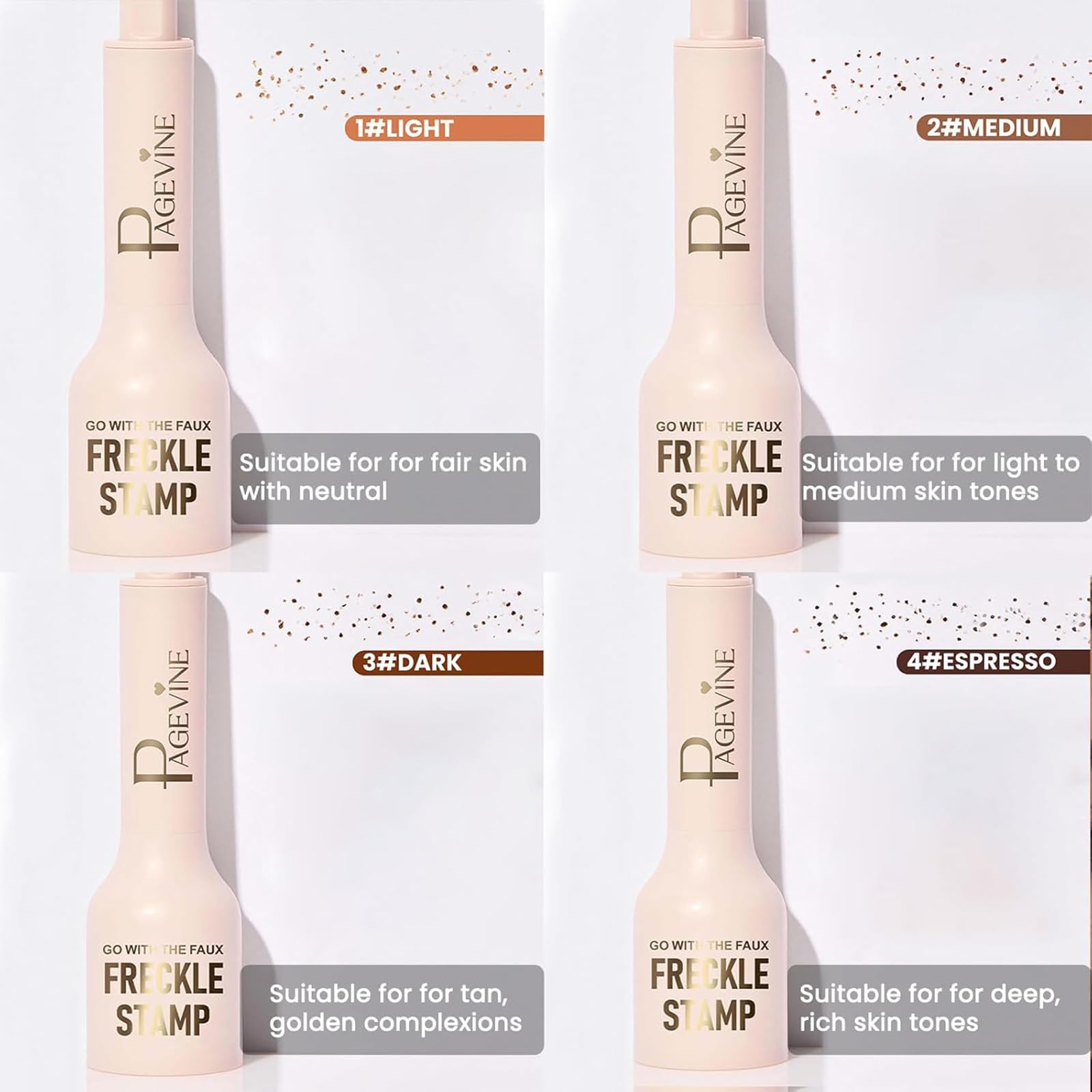 Liopif Freckle Stamp Pen travel-friendly, lightweight design.