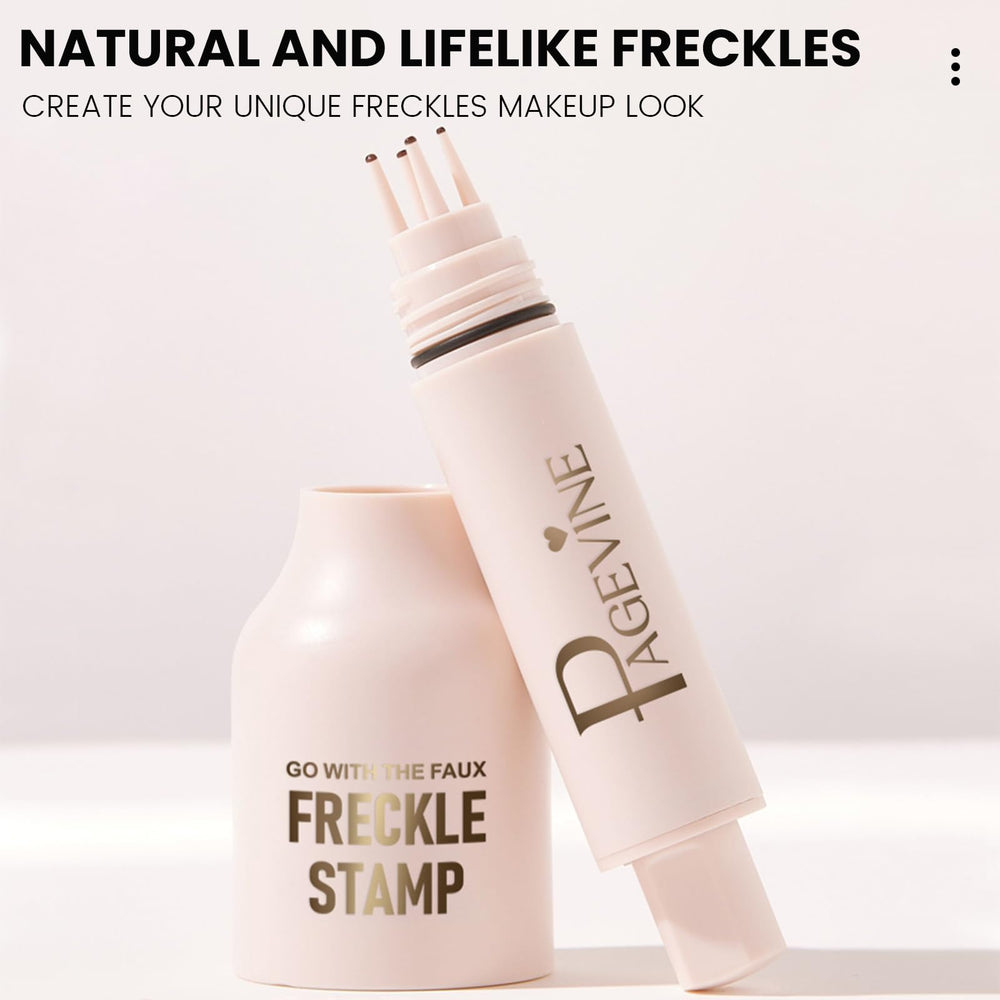 Liopif Freckle Stamp Pen vegan cruelty-free badge on packaging.