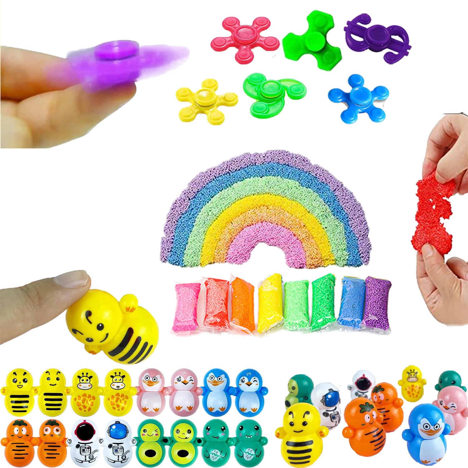 Liovccty sticky hands toys for playful, mess-free sensory fun.