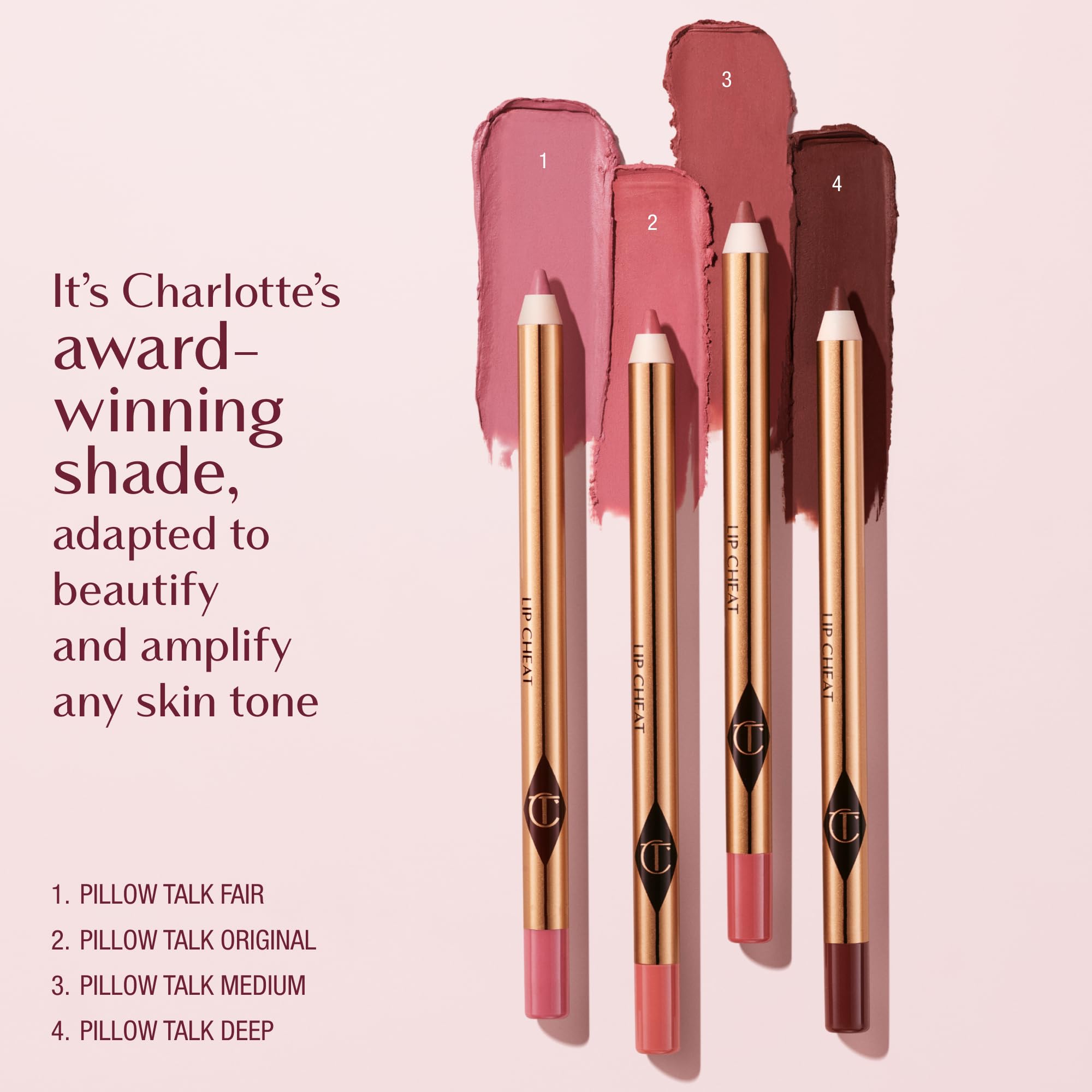 Lip Cheat on lips creates a defined, wider appearance.