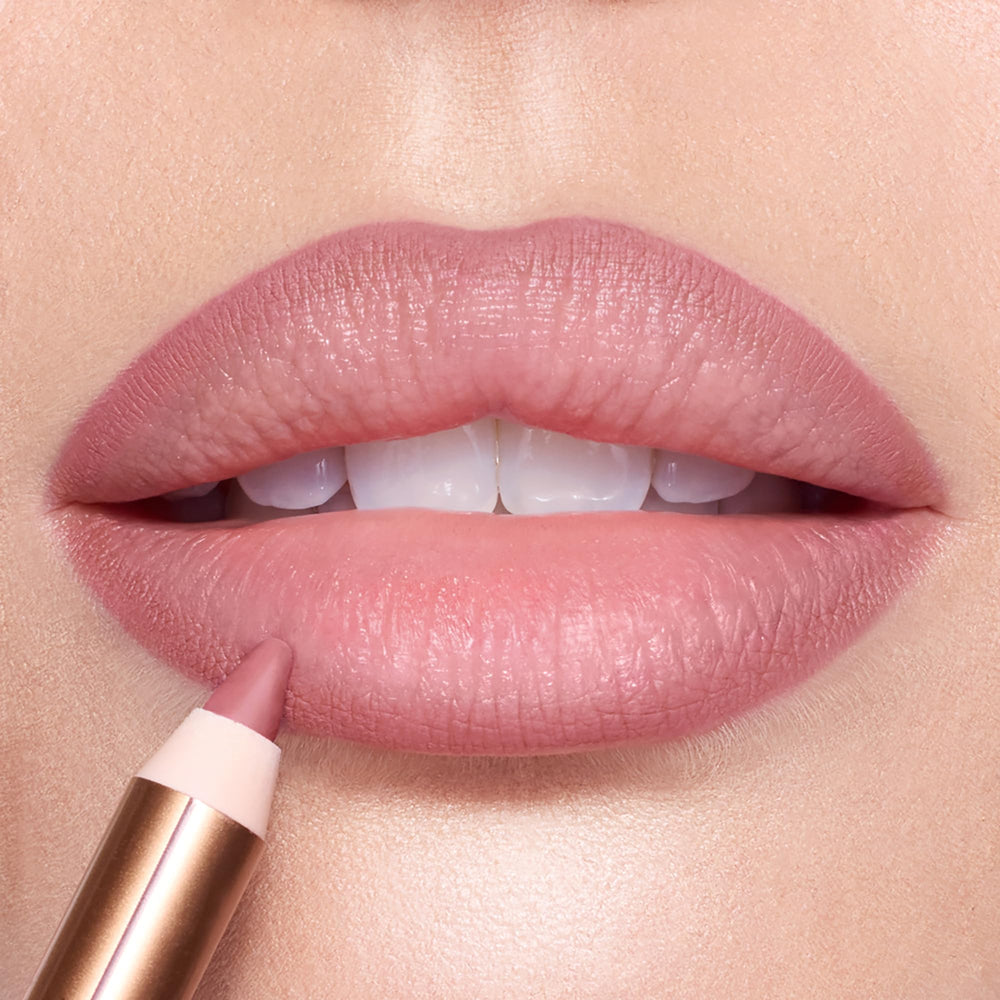 Lip Cheat outline and fill defines lips before lipstick application.