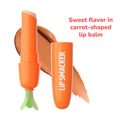 Lip Smacker Carrot Lip Balm carrot-shaped design adds playful charm.