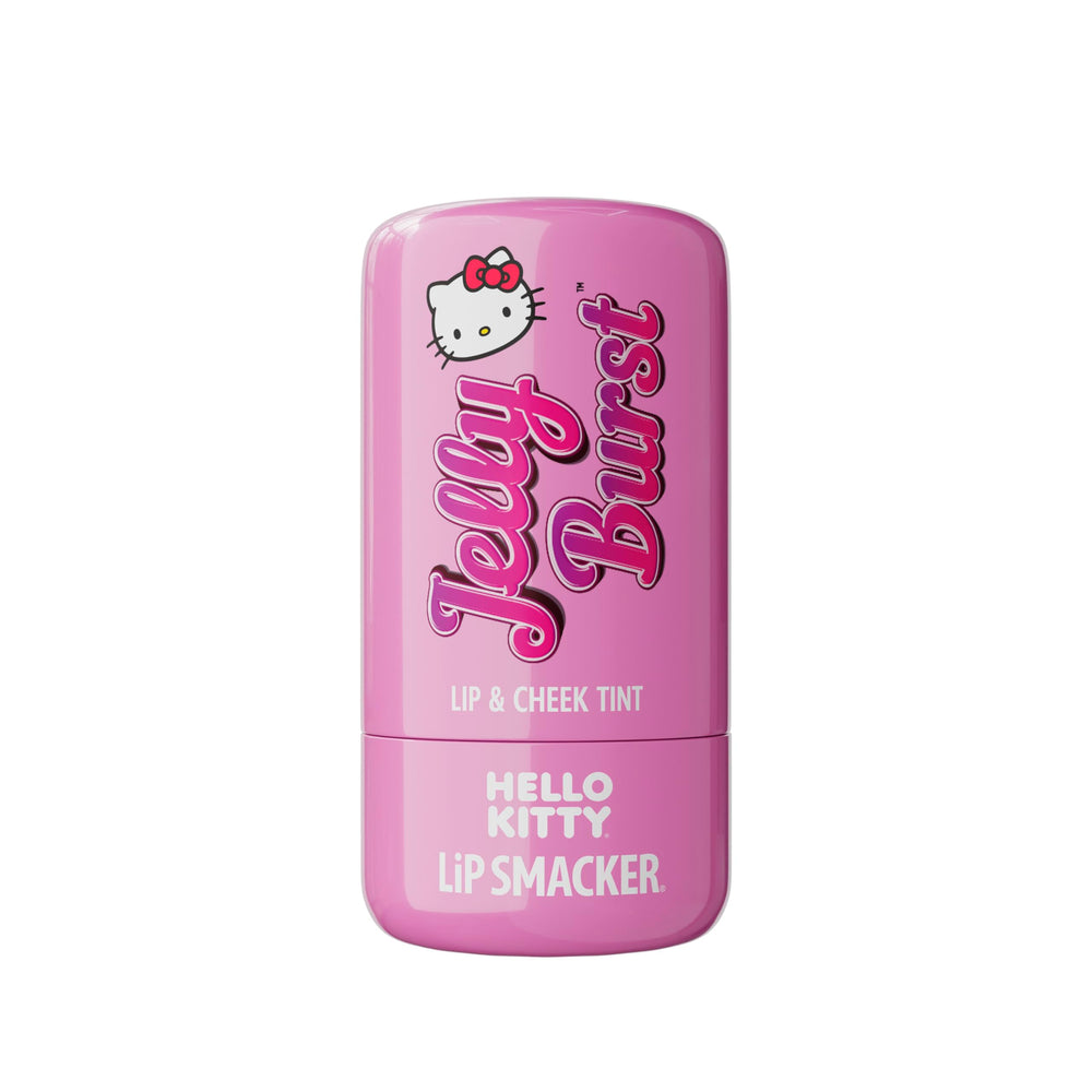 Compact Lip Smacker Hello Kitty tint for on-the-go color touch-ups.