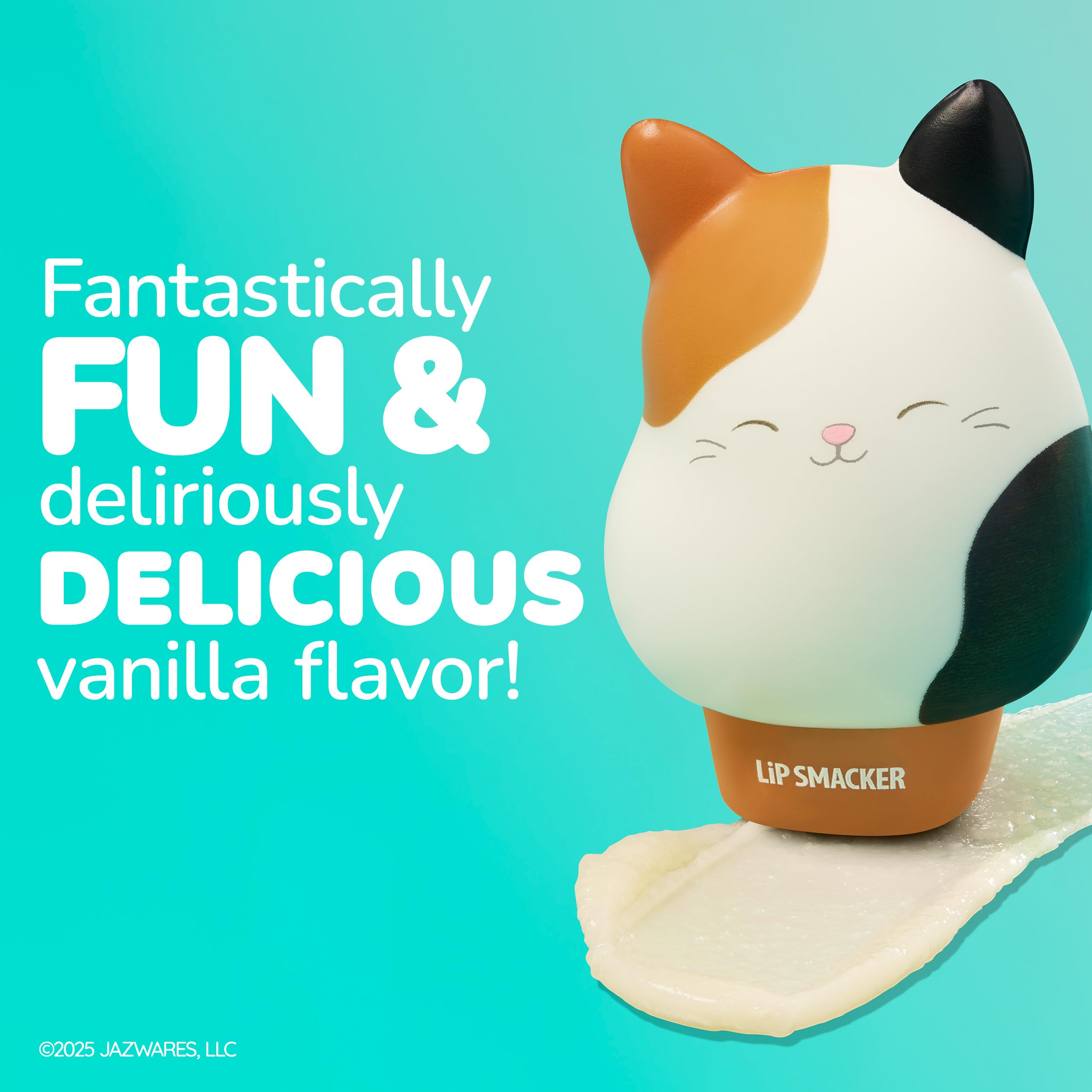 Lip Smacker Squishmallows lip balm with authentic flavor scent.