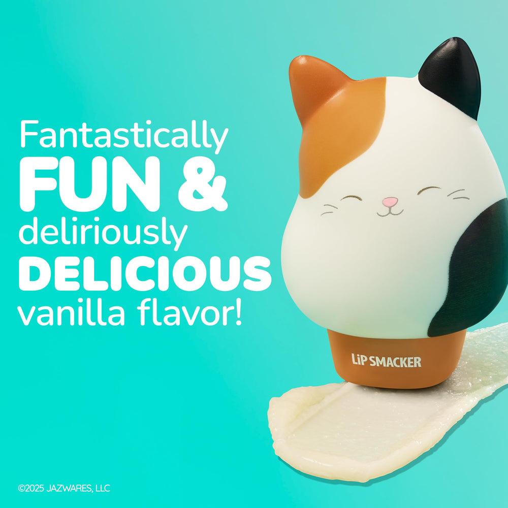 Lip Smacker Squishmallows lip balm with authentic flavor scent.