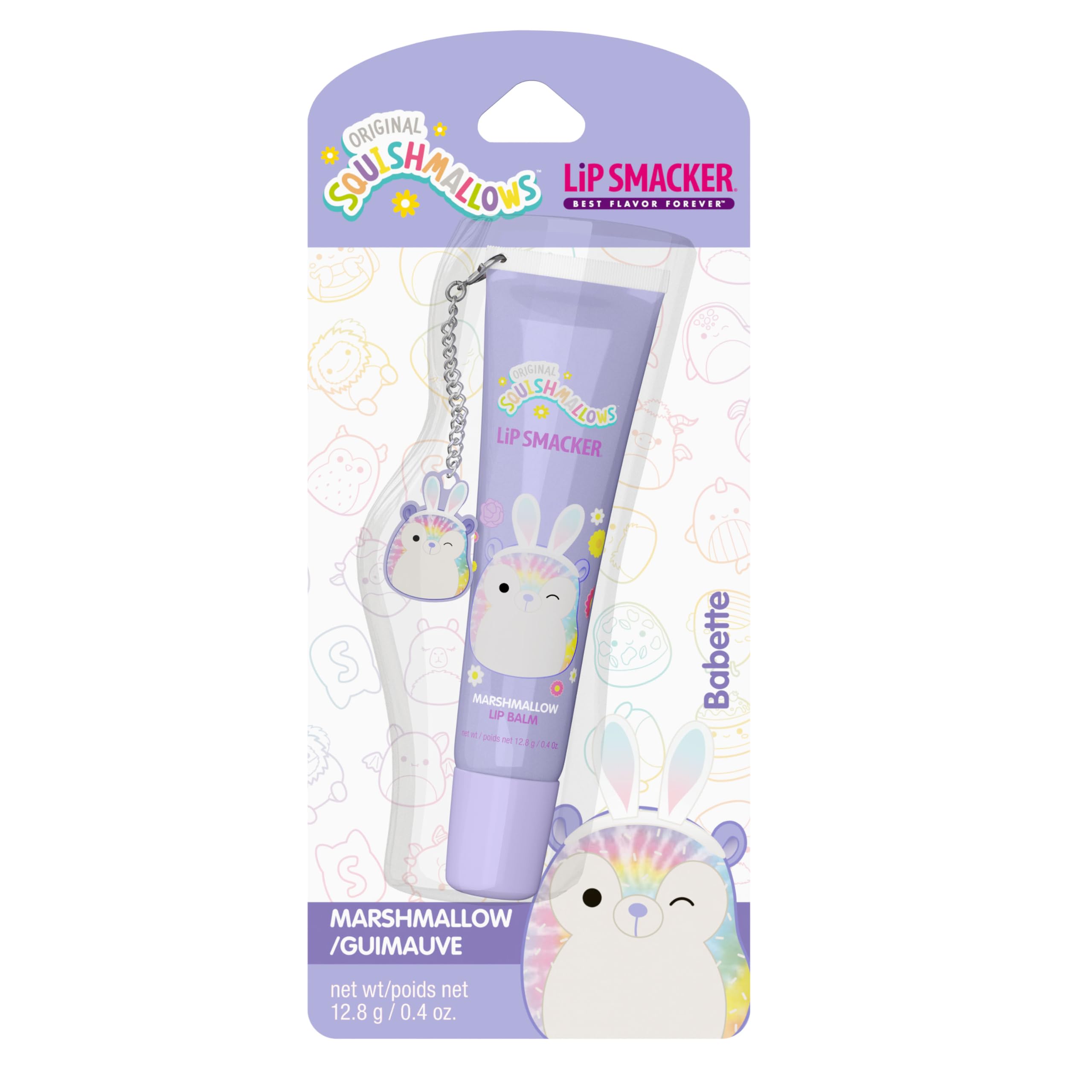Lip Smacker Squishmallows Babette lip balm with charm for Easter gifting