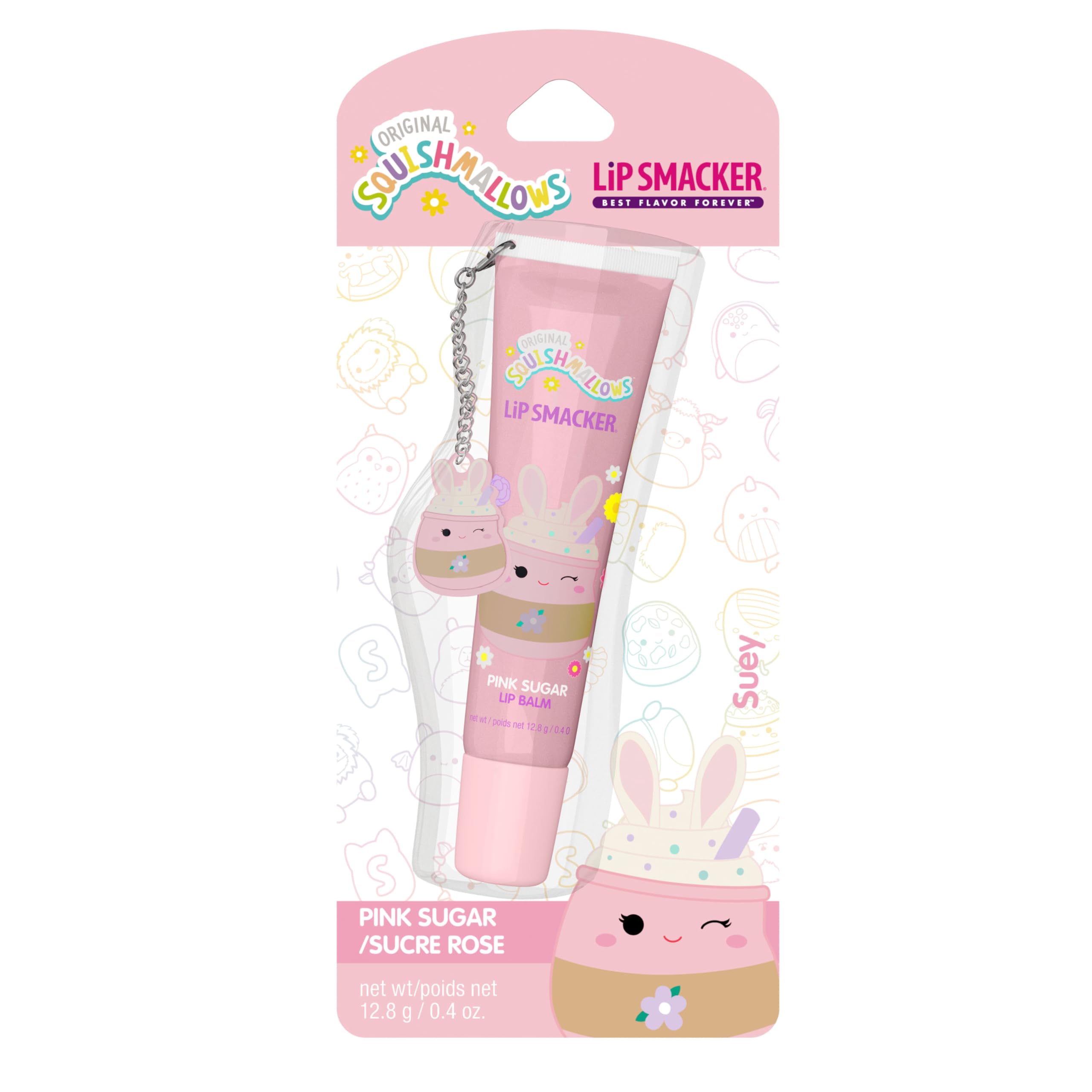 Lip Smacker Squishmallows Suey lip balm front view for cute Easter gifting