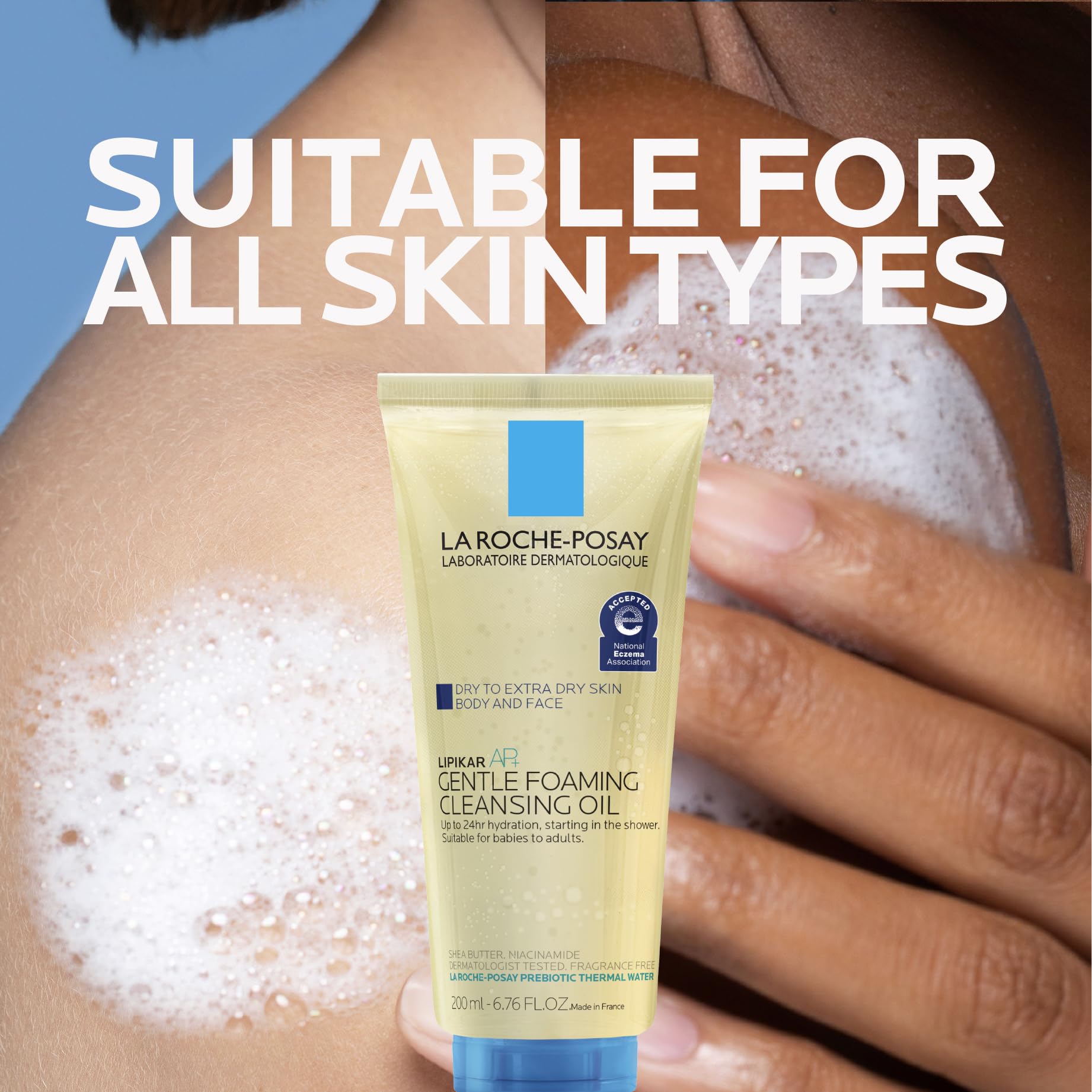 Lipikar AP+ baby use scene suitable for newborns