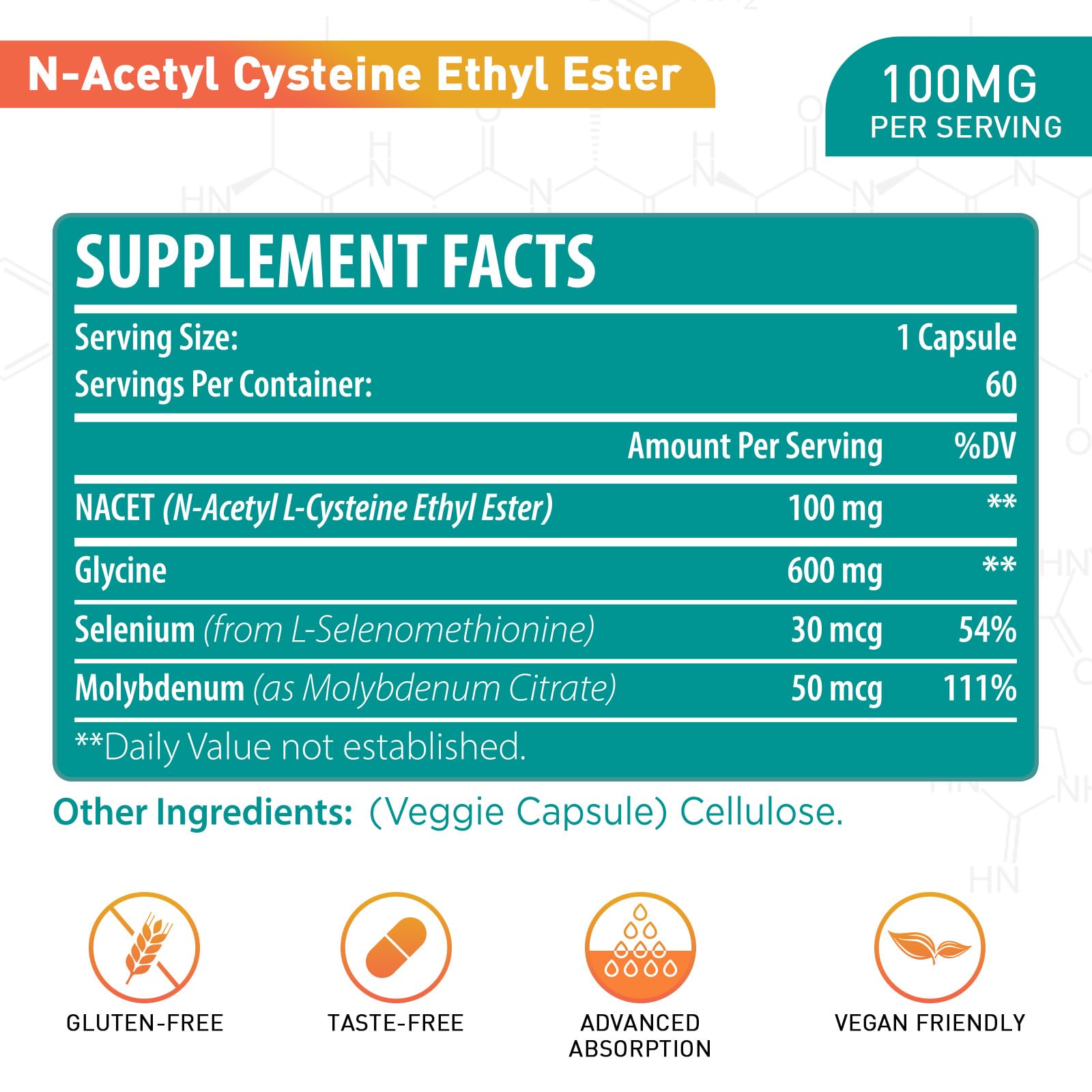 Lipmaxmall NACET Ethyl Ester capsules ready for daily immune support.