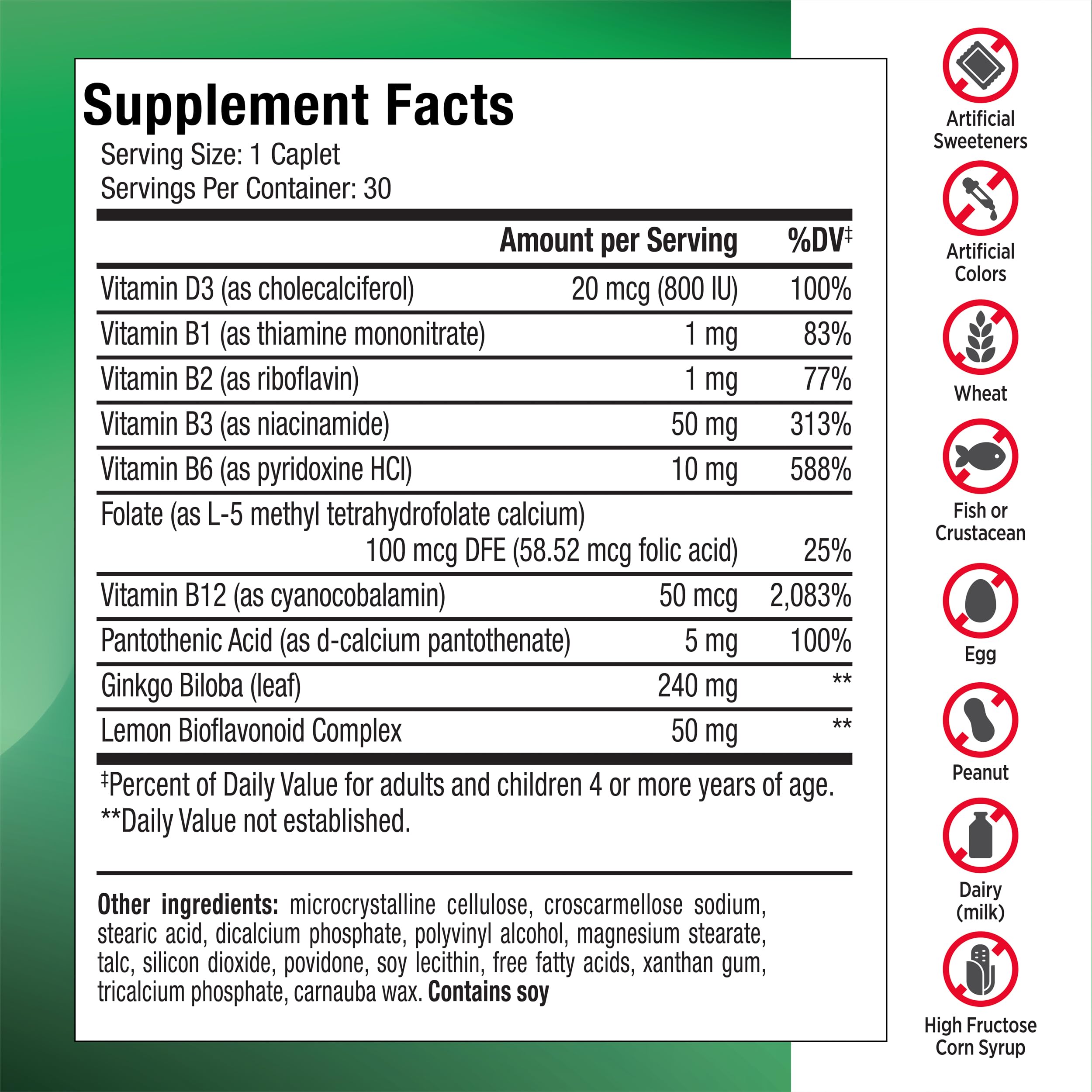 Lipo-Flavonoid doctor-recommended brand badge conveys trust in ear health.