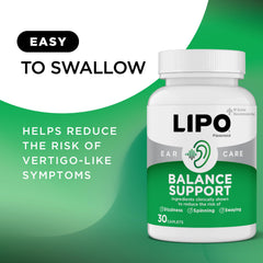 Lipo-Flavonoid with Ginkgo Biloba highlights ear circulation support.