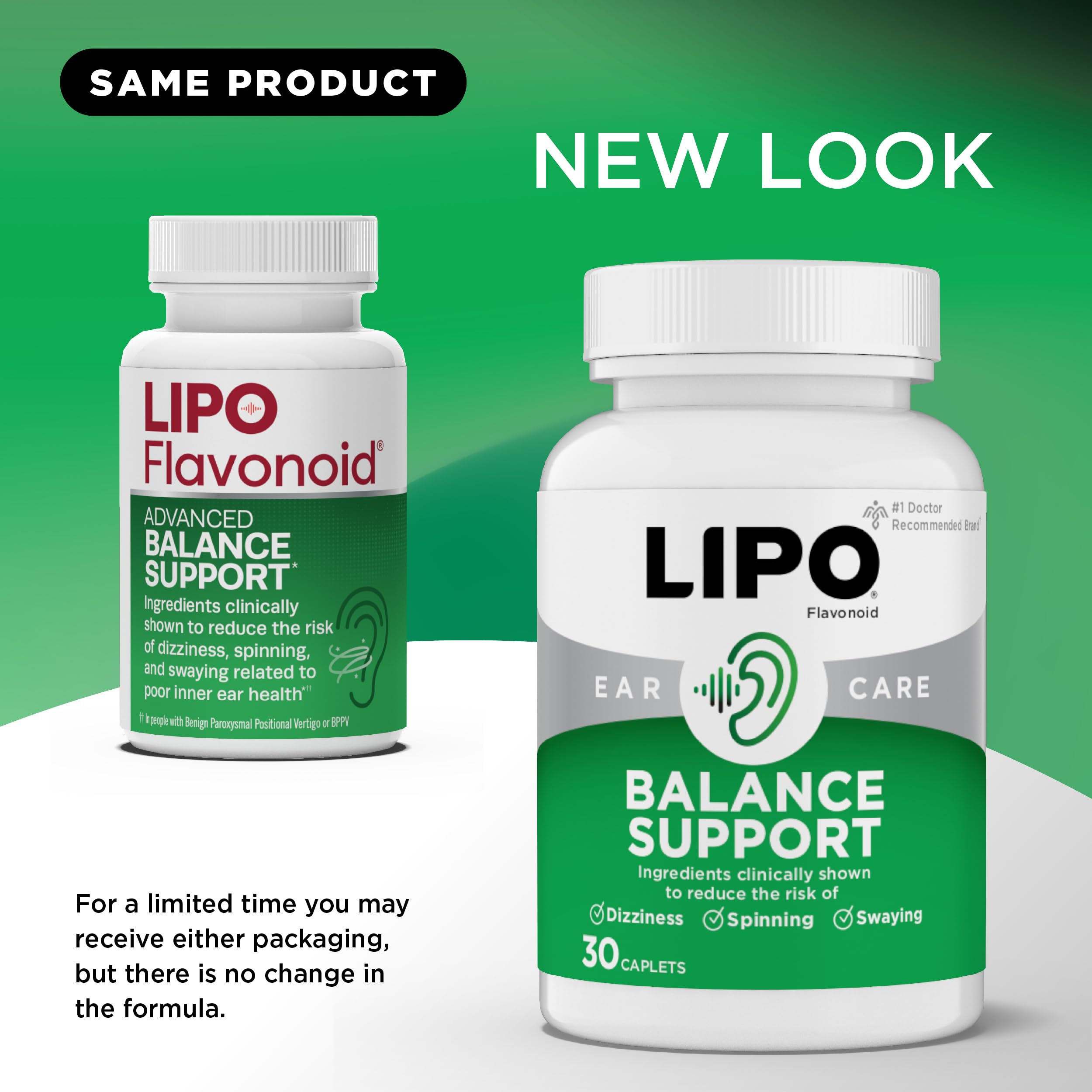 Lipo-Flavonoid gluten-free and dairy-free label highlights safe daily use.