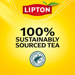 Lipton black tea bags provide a caffeinated morning lift for your routine.