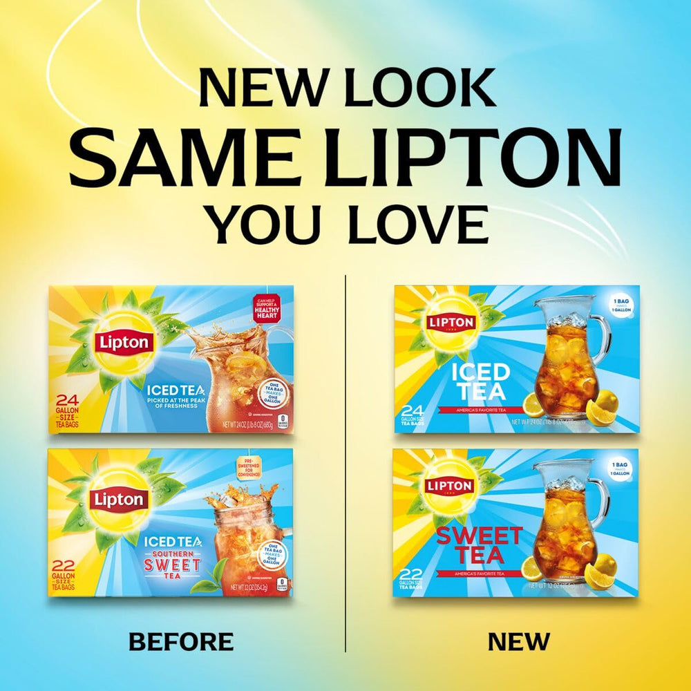 Lipton Black tea leaves yield crisp iced tea in a classic pitcher.