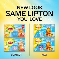 Lipton Black tea leaves yield crisp iced tea in a classic pitcher.