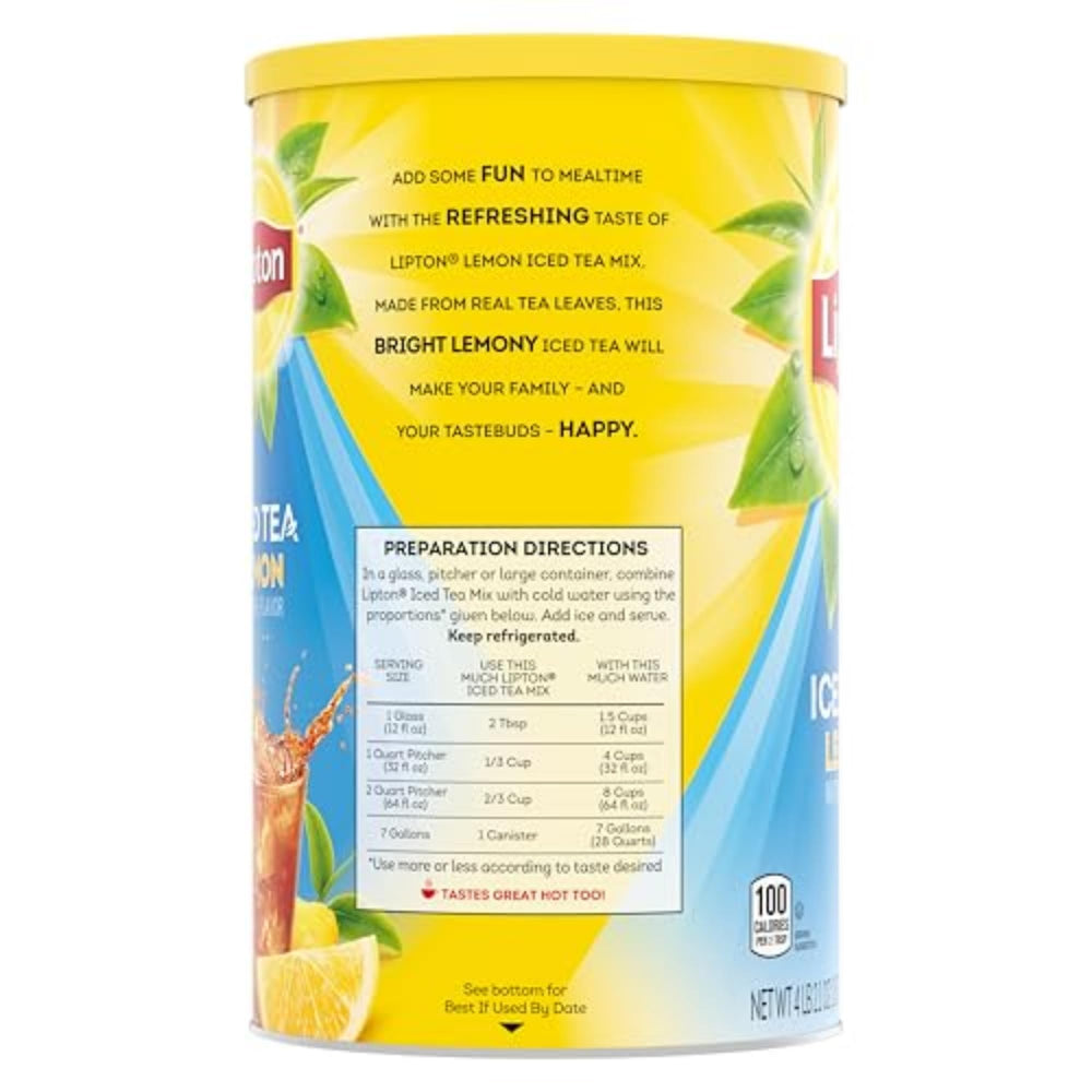 Lipton Cane Sugar sweetness enhances a smooth iced tea