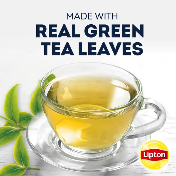 Lipton Green Tea bags 100-count box for convenient, consistent servings.
