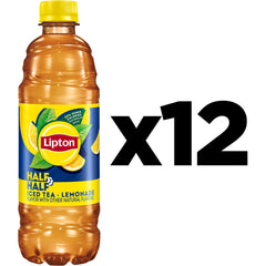 Lipton Half and Half label front highlighting quality ingredients.