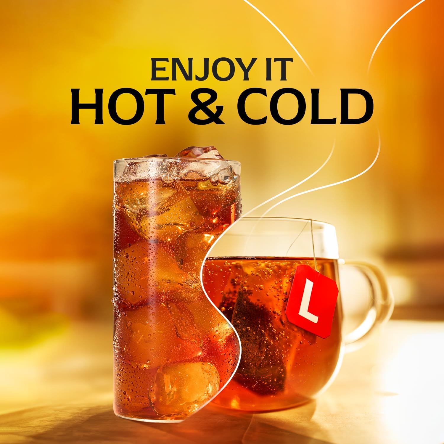 Lipton hot-brew method for a robust 8 oz cup in minutes