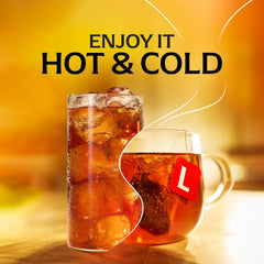Lipton hot-brew method for a robust 8 oz cup in minutes
